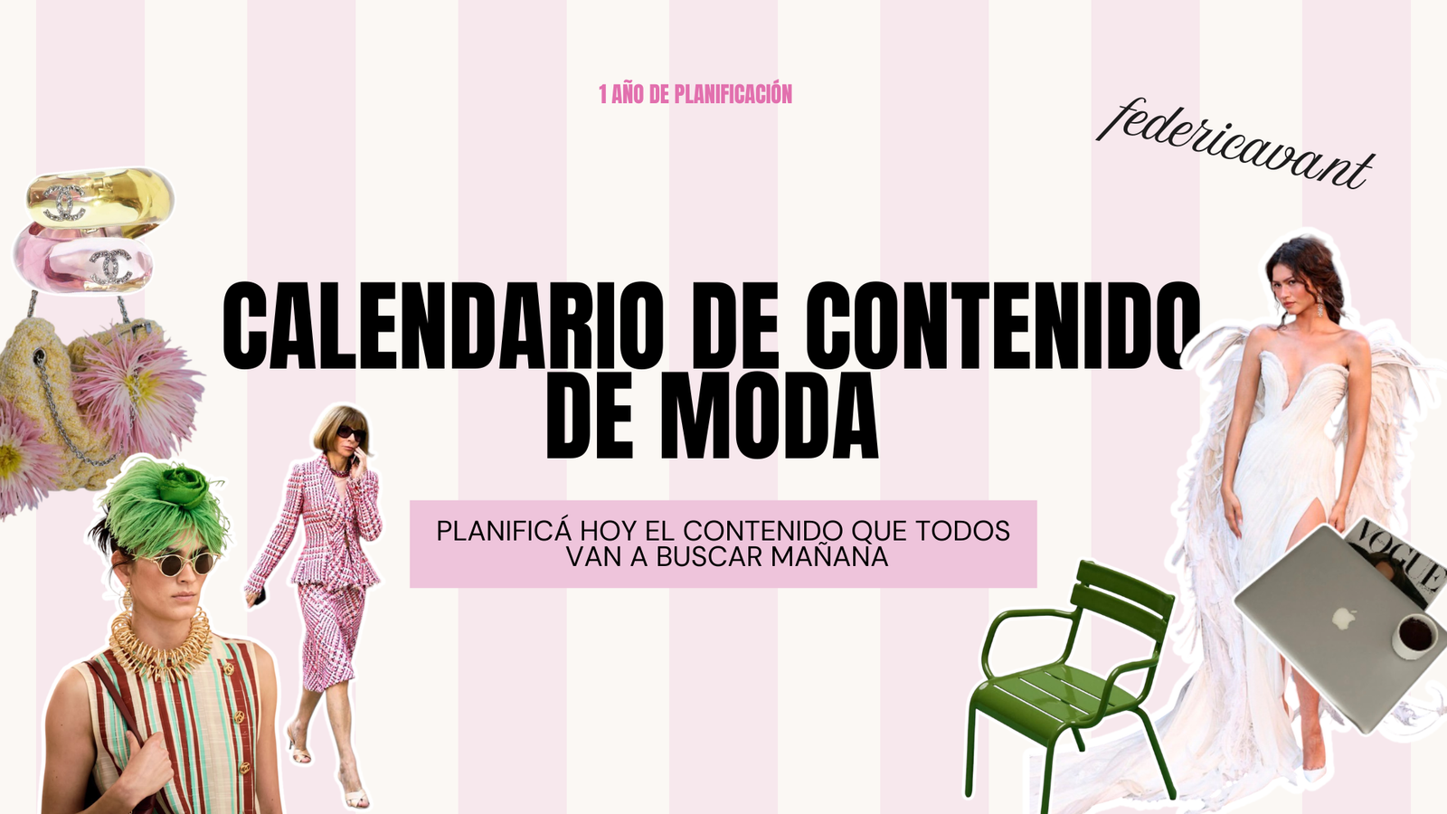 Calendario estratégico de contenido de moda